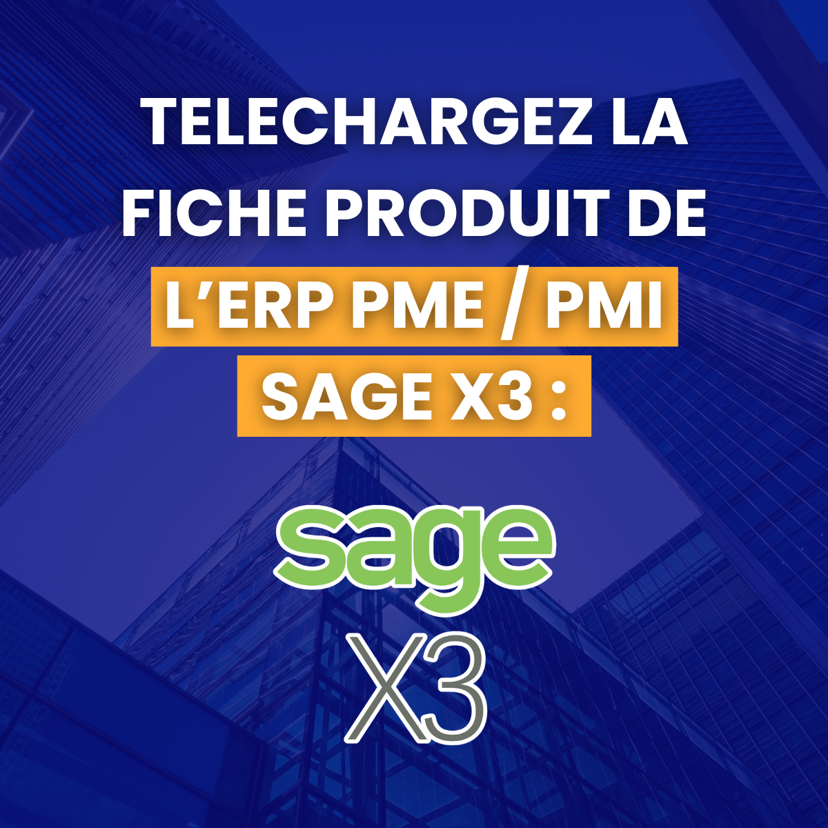 ERP Sage X3 fiche produit